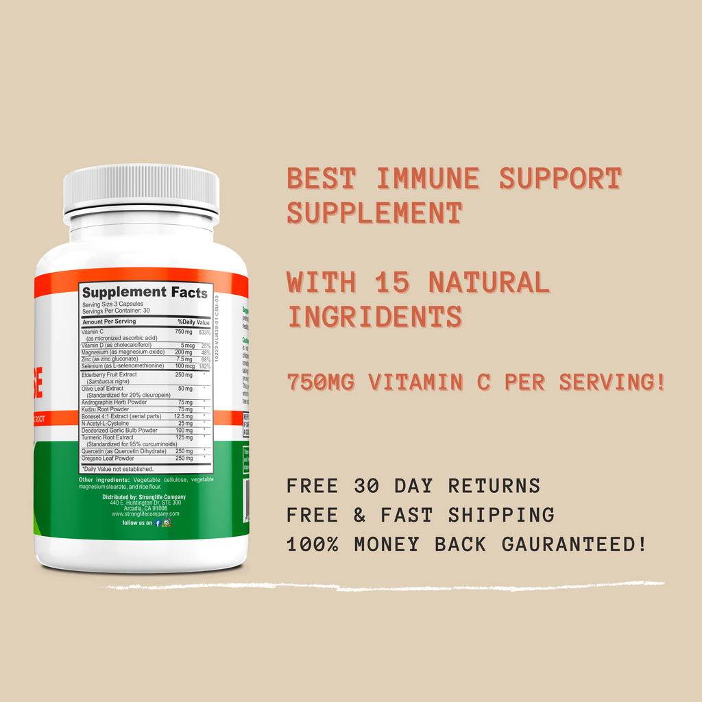 Stronglife Vita Defense 15 in 1 Immune Support - 90 capsules
